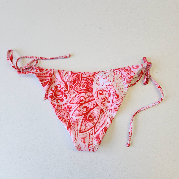 MARA HOFFMAN Lei Andonia-print Recycled-fibre Bikini Briefs Large NWT - Picture 5 of 6